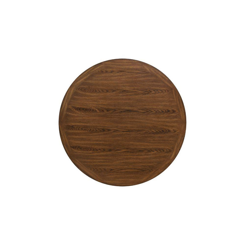 Acme Furniture Round Maurice Counter Height Dining Table with Pedestal Base 72460 IMAGE 3
