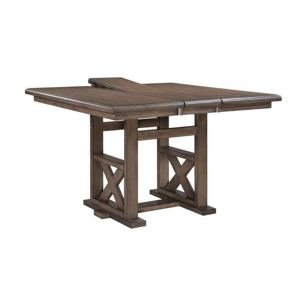 Acme Furniture Square Scarlett Counter Height Dining Table with Trestle Base 72475 IMAGE 1