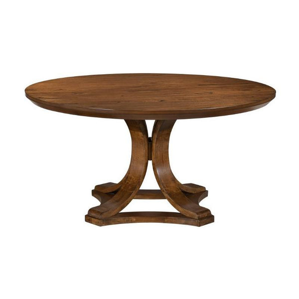 Acme Furniture Round Davina Dining Table with Pedestal Base 72555 IMAGE 1