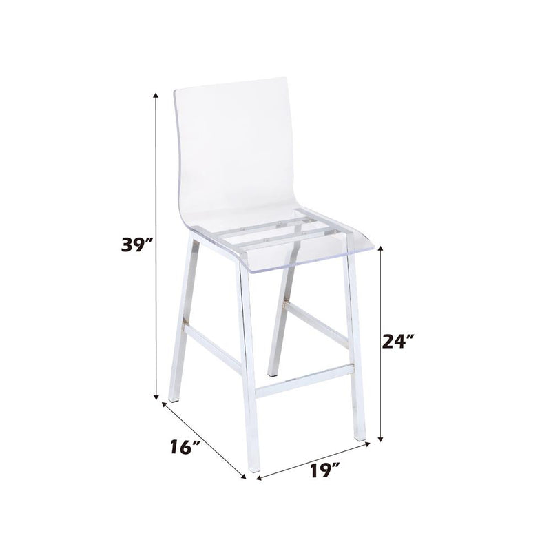 Acme Furniture Davina Counter Height Dining Chair 72592 IMAGE 3