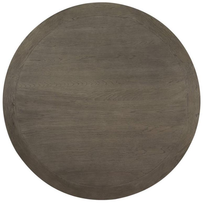 Acme Furniture Round Ruby Dining Table with Pedestal Base 72865 IMAGE 3