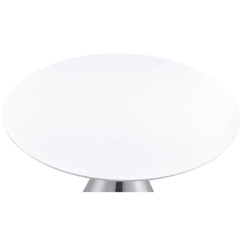 Acme Furniture Round Hawkins Dining Table with Pedestal Base 72925 IMAGE 3
