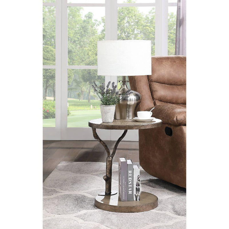 Acme Furniture Reginald Chairside Table 82067 IMAGE 3