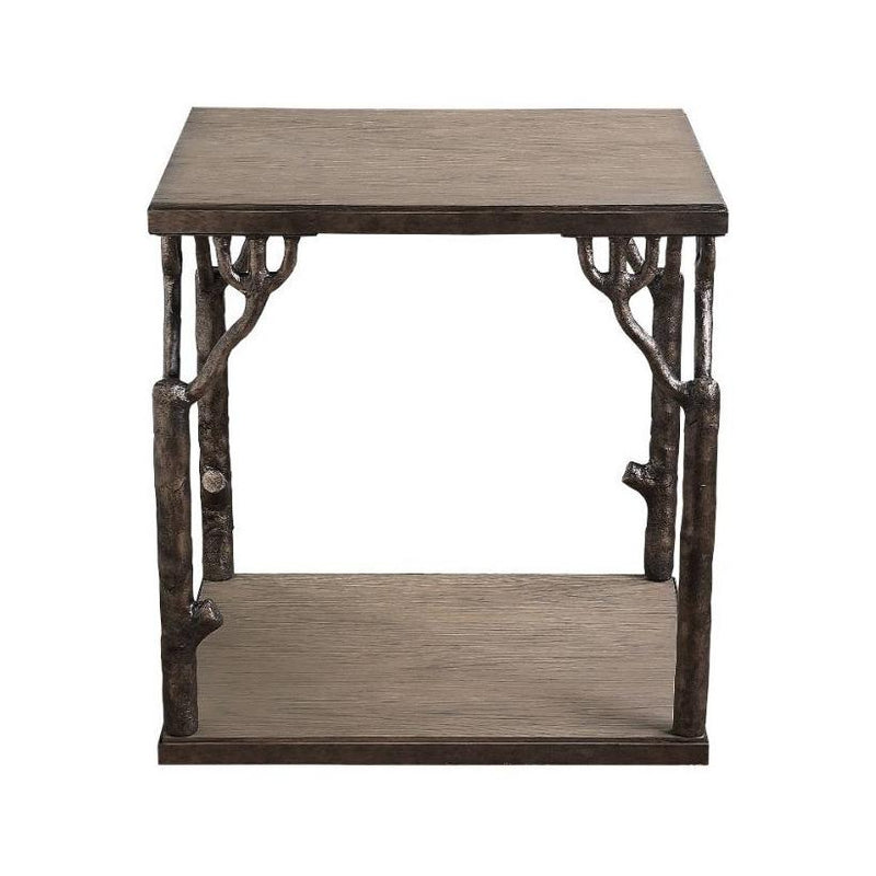 Acme Furniture Reginald Chairside Table 82068 IMAGE 2