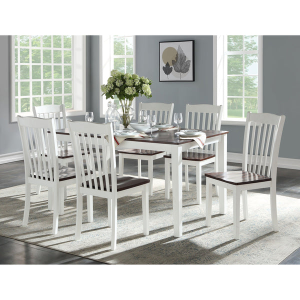 Acme Furniture Green Leigh 7 pc Dinette 77060 IMAGE 1