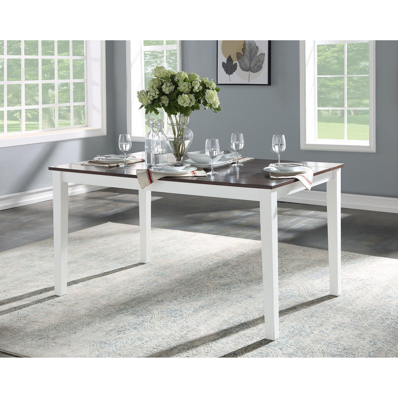 Acme Furniture Green Leigh 7 pc Dinette 77060 IMAGE 2