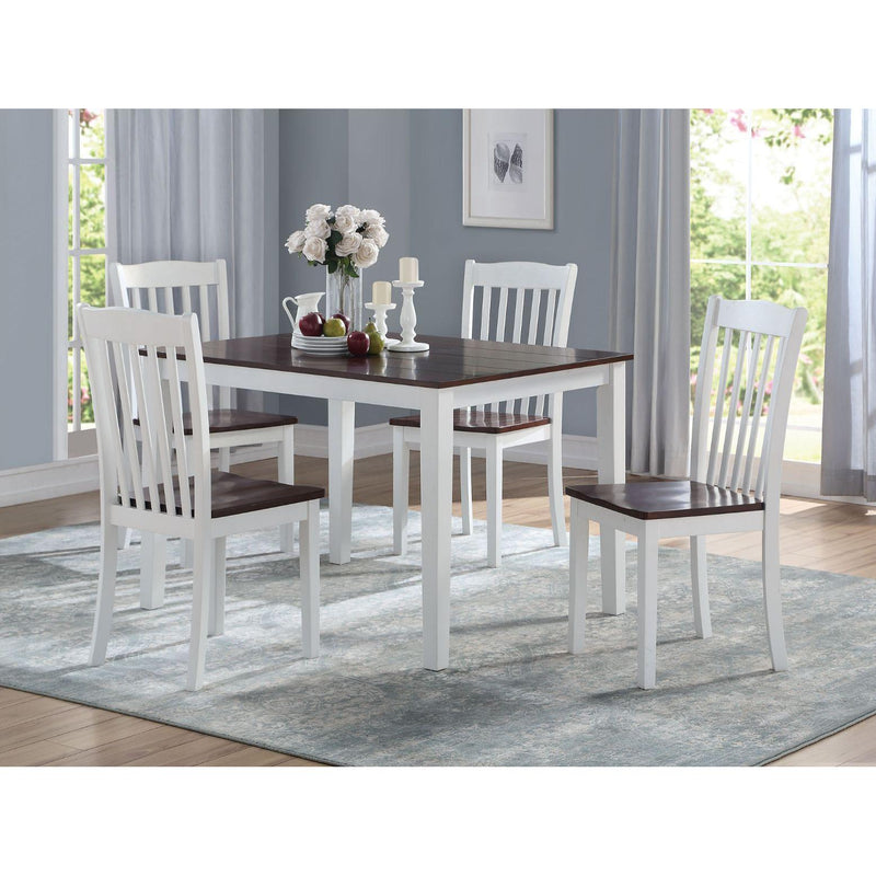 Acme Furniture Green Leigh 5 pc Dinette 77065 IMAGE 1