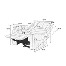 Poundex F6700 Rocker Recliner IMAGE 4