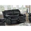 Poundex Power Reclining Fabric Loveseat F86378 IMAGE 1