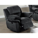 Poundex Power Swivel Fabric Recliner F86377 IMAGE 1
