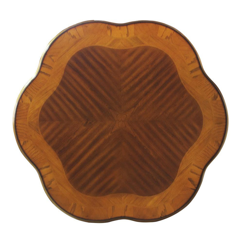 Acme Furniture Round Picardy Counter Height Dining Table with Pedestal Base 78220 IMAGE 4