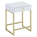 Acme Furniture Coleen Chairside Table 82298 IMAGE 2