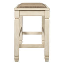  Signature Design by Ashley Bolanburg D647-09 Double Counter Upholstered Bench IMAGE 3