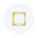 Coaster Furniture Round Starlight Dining Table with Glass Top and Pedestal Base 192641/CP54RD-10 IMAGE 3