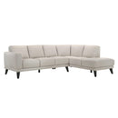 New Classic Furniture Altamura Leather 2 pc Sectional L985-17R-MGY/L985-30L-MGY IMAGE 2
