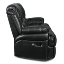 New Classic Furniture Flynn Reclining Leather Look Sofa UC2177-30-PBK IMAGE 6