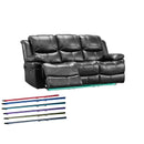 New Classic Furniture Flynn Reclining Leather Look Sofa UC2177-30-PBK IMAGE 8