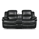 New Classic Furniture Flynn Reclining Leather Look Loveseat UC2177-25-PBK IMAGE 1