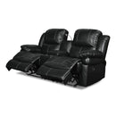 New Classic Furniture Flynn Reclining Leather Look Loveseat UC2177-25-PBK IMAGE 3