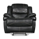 New Classic Furniture Flynn Glider Leather Look Recliner UC2177-13-PBK IMAGE 1