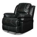 New Classic Furniture Flynn Glider Leather Look Recliner UC2177-13-PBK IMAGE 2