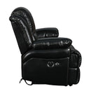 New Classic Furniture Flynn Power Reclining Leather Look Sofa UC2177-30P1-PBK IMAGE 6