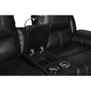 New Classic Furniture Flynn Power Reclining Leather Look Loveseat UC2177-25P1-PBK IMAGE 10