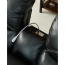 New Classic Furniture Flynn Power Reclining Leather Look Loveseat UC2177-25P1-PBK IMAGE 12