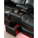 New Classic Furniture Flynn Power Reclining Leather Look Loveseat UC2177-25P1-PBK IMAGE 14