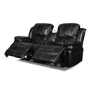 New Classic Furniture Flynn Power Reclining Leather Look Loveseat UC2177-25P1-PBK IMAGE 3