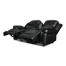 New Classic Furniture Flynn Power Reclining Leather Look Loveseat UC2177-25P1-PBK IMAGE 4