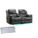 New Classic Furniture Flynn Power Reclining Leather Look Loveseat UC2177-25P1-PBK IMAGE 9