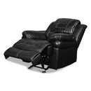 New Classic Furniture Flynn Power Glider Leather Look Recliner UC2177-13P1-PBK IMAGE 4