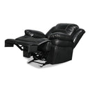 New Classic Furniture Flynn Power Glider Leather Look Recliner UC2177-13P1-PBK IMAGE 5