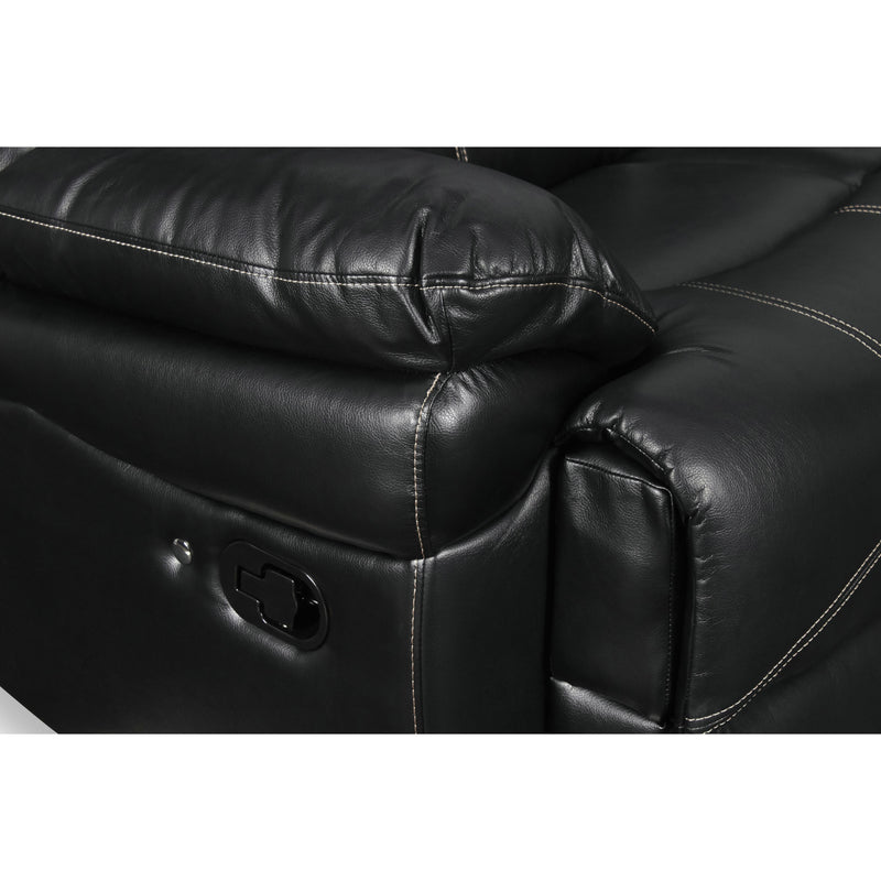 New Classic Furniture Flynn Reclining Fabric and Leather Look 3 pc Sectional UC2177-30-PBK/UC2177-WG-PBK/UC2177-25-PBK IMAGE 5