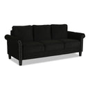New Classic Furniture Alani Stationary Fabric Sofa UKD16-30-BLK IMAGE 2