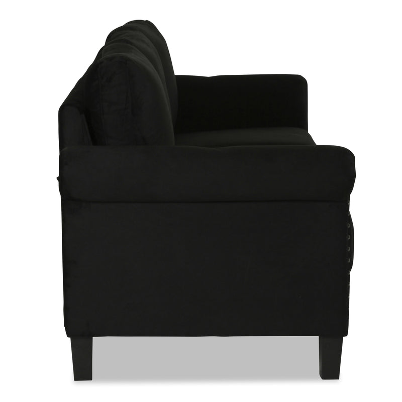 New Classic Furniture Alani Stationary Fabric Sofa UKD16-30-BLK IMAGE 3