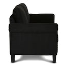 New Classic Furniture Alani Stationary Fabric Loveseat UKD16-20-BLK IMAGE 3