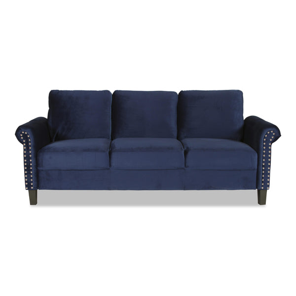 New Classic Furniture Alani Stationary Fabric Sofa UKD16-30-BLU IMAGE 1