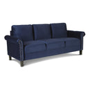 New Classic Furniture Alani Stationary Fabric Sofa UKD16-30-BLU IMAGE 2