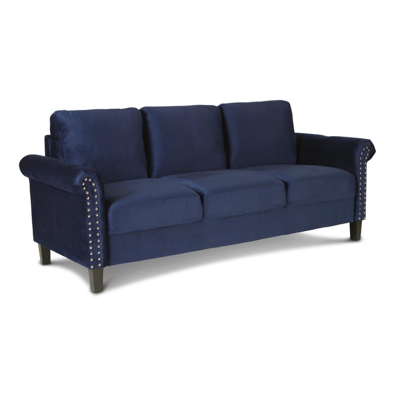 New Classic Furniture Alani Stationary Fabric Sofa UKD16-30-BLU IMAGE 2