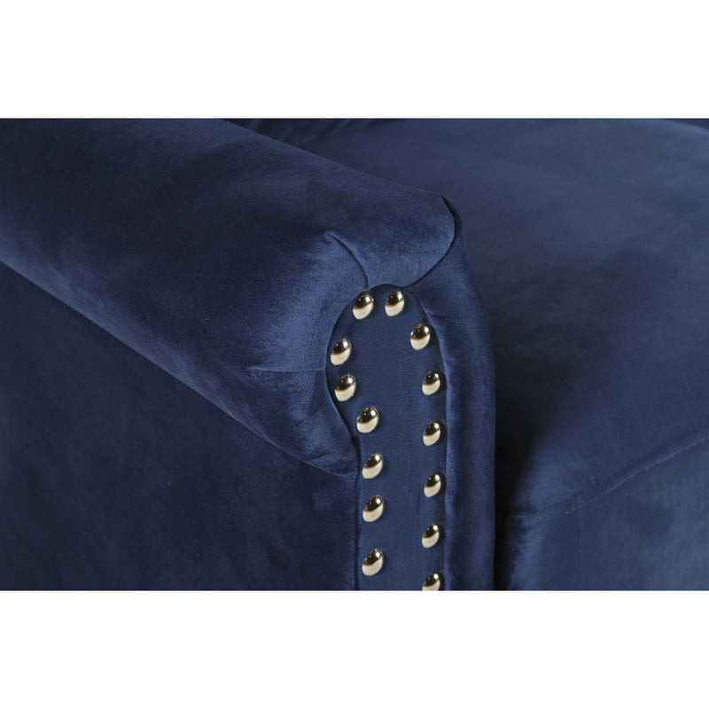 New Classic Furniture Alani Stationary Fabric Sofa UKD16-30-BLU IMAGE 4