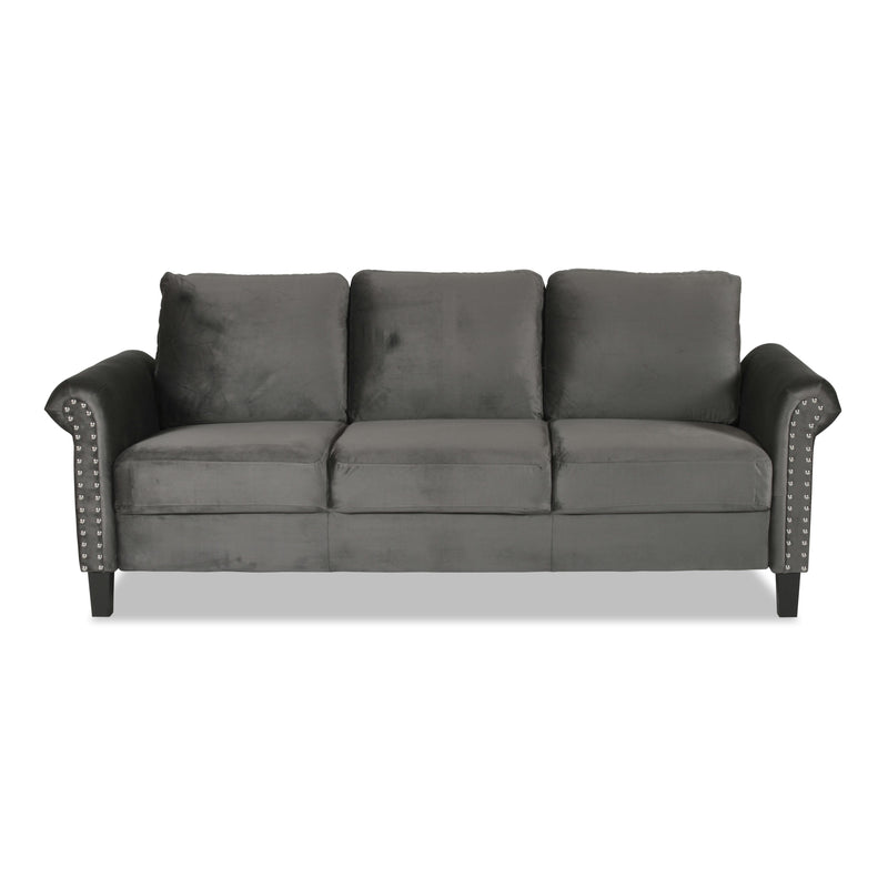 New Classic Furniture Alani Stationary Fabric Sofa UKD16-30-GRY IMAGE 1