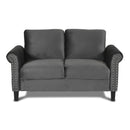 New Classic Furniture Alani Stationary Fabric Loveseat UKD16-20-GRY IMAGE 1
