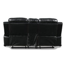 New Classic Furniture Vega Reclining Polyurethane Loveseat UC3822-25-PBK IMAGE 5