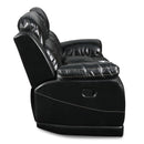 New Classic Furniture Vega Reclining Polyurethane Loveseat UC3822-25-PBK IMAGE 6