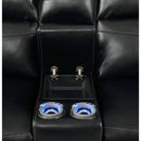 New Classic Furniture Vega Reclining Polyurethane Loveseat UC3822-25-PBK IMAGE 8