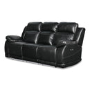 New Classic Furniture Vega Power Reclining Polyurethane Sofa UC3822-30P1-PBK IMAGE 3