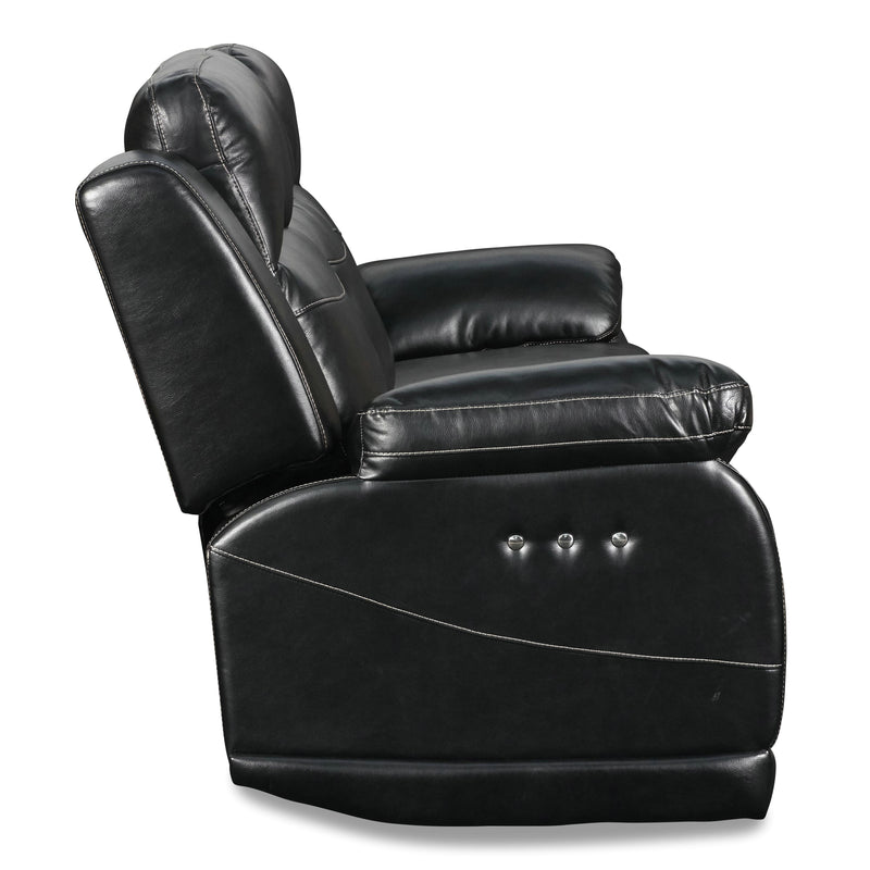 New Classic Furniture Vega Power Reclining Polyurethane Sofa UC3822-30P1-PBK IMAGE 7