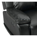 New Classic Furniture Vega Power Reclining Polyurethane Loveseat UC3822-25P1-PBK IMAGE 8